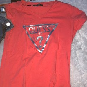 Guess shirt and guess jeans
